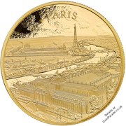 2024 City Views Paris 1oz Gold Proof